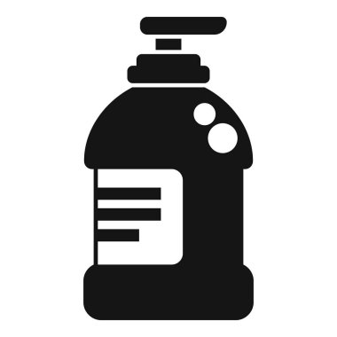 El dezenfektanı simgesi, hijyenik tasarımlar için ideal.