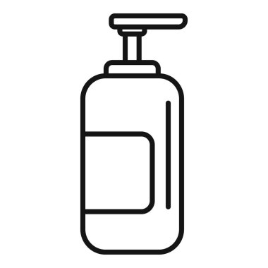 El sabunu dağıtıcısının siyah beyaz çizgileri, hijyenik tasarımlar için mükemmel.