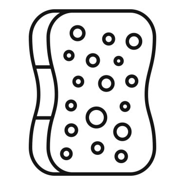 Siyah ve beyaz çizgili sanat simgesi konforlu bir ortopedik yatak tasvir ediyor.