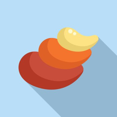 Mavi zemin üzerinde 3 boyutlu etkisi olan katmanlı soyut şekillerin modern vektör çizimi