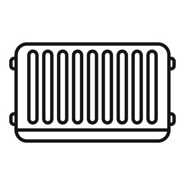 Logolar, simgeler ve tasarım elementleri için özet sardalya tenekesinin vektör çizimi