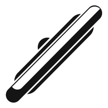 Basit, gösterişli bir kayak tasarımı, kış sporu tasarım projeleri için ideal.