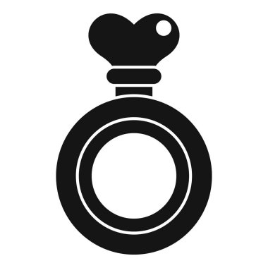 Eski cam parfüm şişesinin zarif silueti, güzellik ve moda tasarımı için ideal.