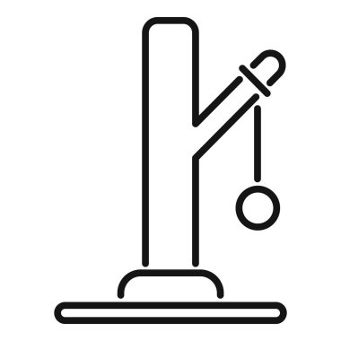 Modern minimalist musluk simgesi, temiz hatlara sahip ve web ve kullanıcı arayüzü tasarımı, tesisat ve diy ev geliştirme projeleri için çağdaş stile sahip. Siyah beyaz vektör grafik illüstrasyonu