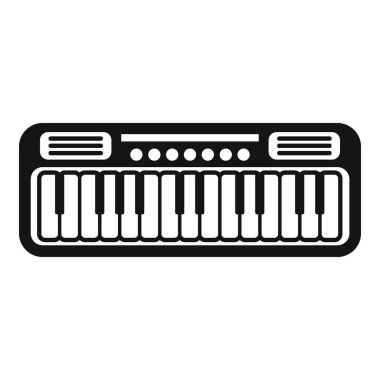 Bir melodinin basitleştirilmiş vektör simgesi, müzikal temalı tasarımlar için ideal