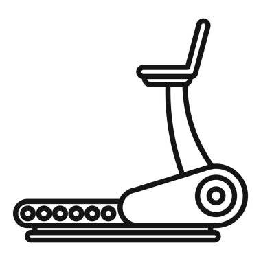 Spor bisikletinin siyah ve beyaz vektör tasarımı, fitness temaları için idealdir