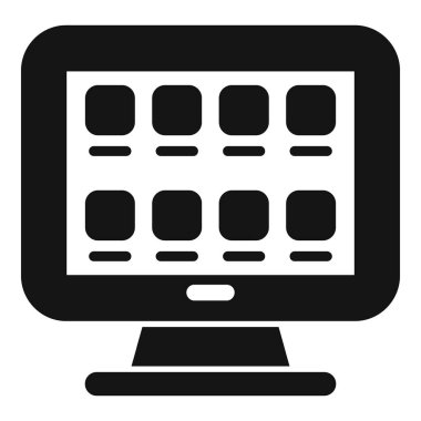 Bir bilgisayar monitöründe bir takvim uygulamasının grafiksel temsili, kullanıcı dostu bir zamanlama arayüzünü gösterir