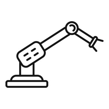 Simgeler için uygun bir masa mikrofonunun basit siyah beyaz çizgisi çizimi