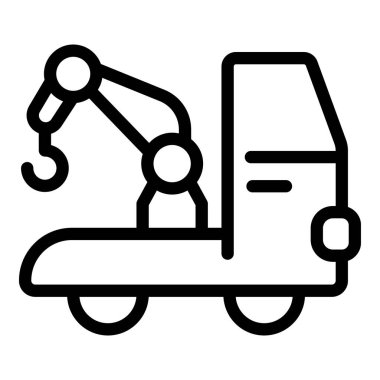 Siyah-beyaz çizgili bir çekici sanatı. Ağ ve baskı için uygun.