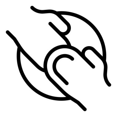 Bir annenin minimalist çizimi bir çocuğu kucaklaması, sevgiyi ve bağlılığı sembolize eder.