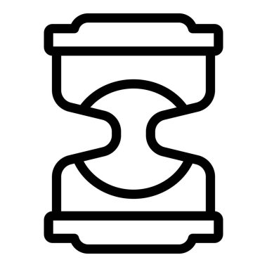 Kum saati ikonu vektör illüstrasyonu zaman geçişini, geri sayımı, aciliyeti ve yönetimi basit, minimalist ve zamansız bir tasarımla temsil ediyor. Klasik siyah-beyaz doğrusal anahat