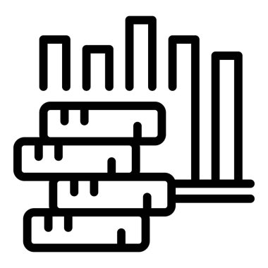 Şekil verilmiş şehir siluetinin değişik bina şekilleriyle siyah beyaz çizgisi sanatı