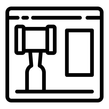 Mikrofonlu modern minimalist çizgi sanat duyurusu konsepti illüstrasyonu. Vektör grafik. Ve web tasarımı için ayakta durun. Yazdır. Sembol. İletişim. Konuşma yap. Yayın. Ses. Ekipman. Basit.