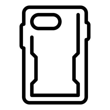 Bir telefon çantasının tasviri, teknolojik aksesuar tasarım kavramları için ideal