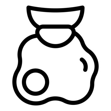 Siyah beyaz çizgili basit ve stilize edilmiş avokado ikonu çizimi ve düzenlenebilir grafik tasarımı. Vejetaryen ve vejetaryen yemekleri için mükemmel. Organik ve sağlıklı beslenme