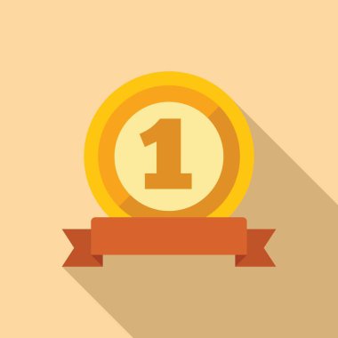 Kırmızı kurdeleli altın bir ödülle bir numara olmayı kutluyoruz.