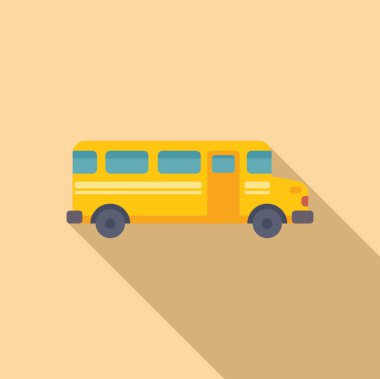 Öğrencileri taşıyan, eğitimi ve çocukluk anılarını sembolize eden sarı okul otobüsü