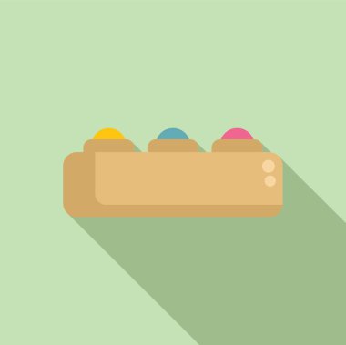 Birisi renkli tuşlara basarak bir mantık bulmacası çözüyor.