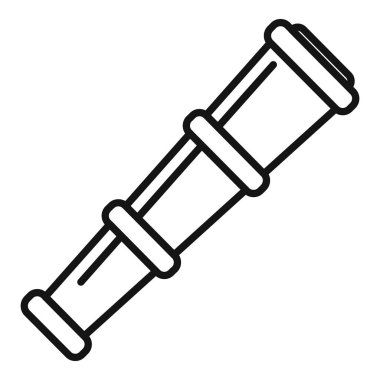 Teleskopun basit çizimi, özel bir şeyi temsil etmek için mükemmel.