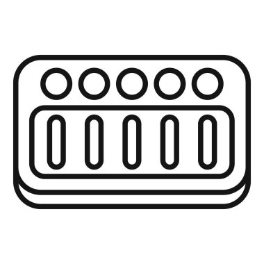 Kozmetik ürünleri depolamak ve uygulamak için dairesel ve dikdörtgen bölmeleri olan makyaj paleti