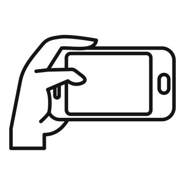 El bir akıllı telefon tutuyor ve fotoğraf çekiyor.