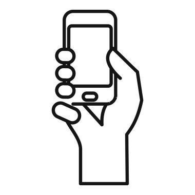 Elinde bir cep telefonu var, muhtemelen bir teknoloji meraklısı ya da bir iş adamına ait.