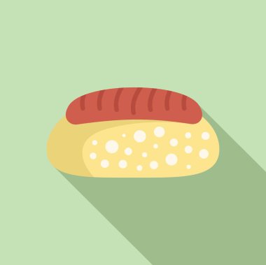 Güzel bir yaz gününde sosislinin tadını çıkarıyorum.