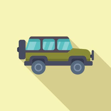 Yeşil arazi aracı, safariye gitmek için mükemmel.