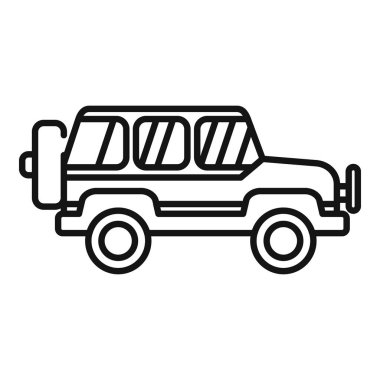 Off road aracı dağ sürüşüne hazır.