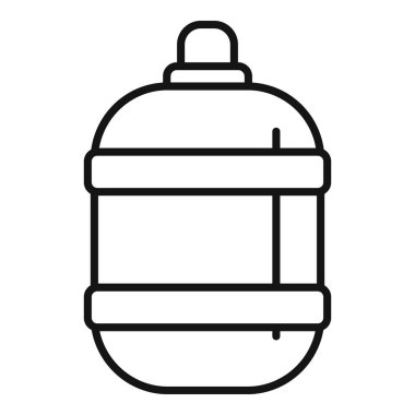 Taze, temiz suyla doldurulmuş bir su soğutucusu resmi.