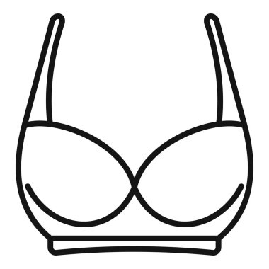 Desteği ve kadınlığı minimalist bir dokunuşla temsil eden sütyen, basit siyah çizgiler ile çizilir.