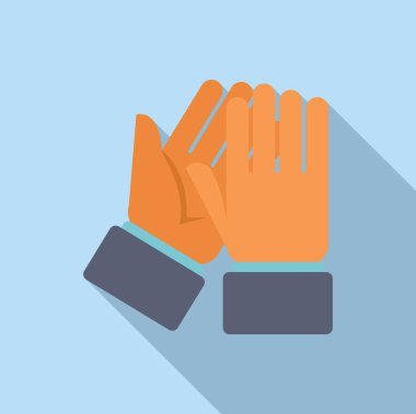 İki iş adamı birbirine beşlik çakıyor.