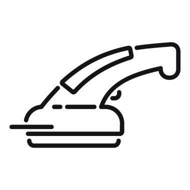 Ofisle ilgili tasarımlar için siyah ve beyaz vektör çizgisi sanatı