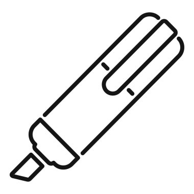 Beyaz bir arkaplanda izole edilmiş, basit bir satır sanat tarzında işaretleyici kalem illüstrasyonuName