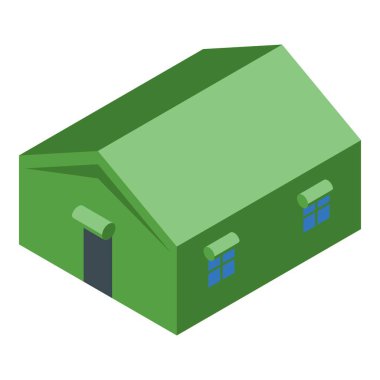 Askerler tarafından sığınak ve stratejik operasyonlar için kullanılan yeşil bir askeri çadırın resmi.