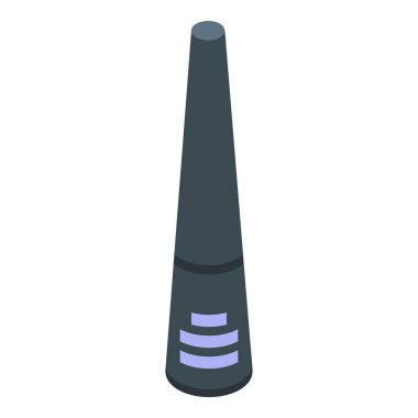 Siyah göz kalemi tüpü beyaz arka planda mor etiketle ayakta duruyor.