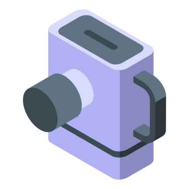 Çağdaş bağış kutusunda güvenli bir madeni para yuvası ve uygun bir konum için sağlam bir sapı var.