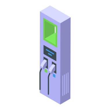 Elektrikli araç yeşil enerji şarj istasyonu yeşil enerji kaynağı ile modern ev arabalarını şarj etmek için kullanılıyor