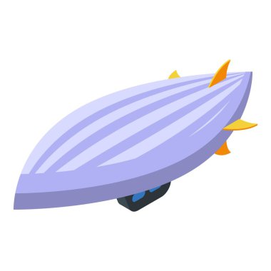 Dört yüzgeçli mor sörf tahtası dalgalarda sörf yapmaya hazır.