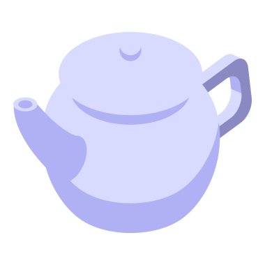 Kapağı açık, sıcak suyla doldurulmayı bekleyen mor çaydanlık.