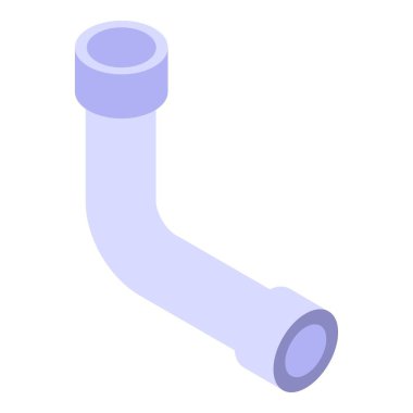 İzometrik görüntüde iki kenarı birbirine bağlayan boru ögesi bağlanıyor