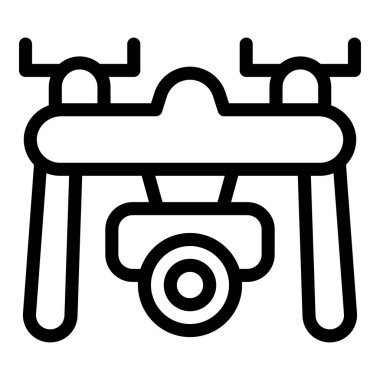 Modern kamera İHA 'sı yüksek kaliteli kamerayla hava görüntülerini kaydediyor.