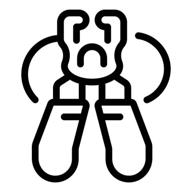 Yüzünde hüzünlü bir ifade olan bir kerpeten ikonu.