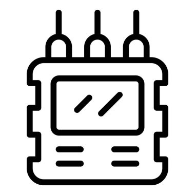 Sensörlü elektronik cihaz analiz ve iletim verilerini ölçüyor.