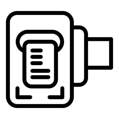 Pos terminali satın alma yapan bir müşteri için makbuz yazdırıyor