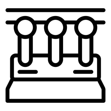 Araba vites kutusunun satır simgesi, sürüş ve park için farklı kipleri gösterir