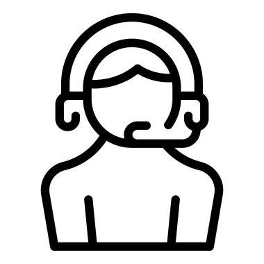 Müşteri hizmetleri temsilcisi kulaklık takıyor ve bir müşteriyle konuşuyor.