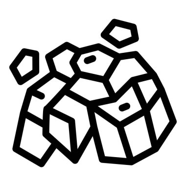 Büyük düzensiz bir yapı oluşturan çizgilere bağlanan soyut geometrik şekil, bağlantı ve etkileşim kavramı