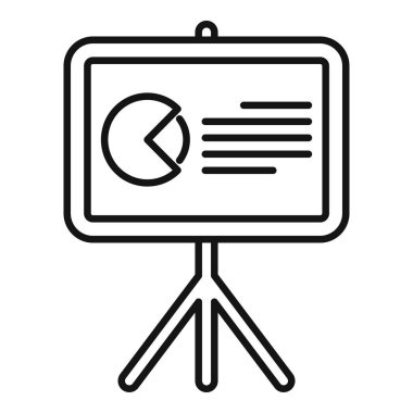 Çevirme grafiği bir iş sunumunu temsil eden bir pasta grafiği ve diğer verileri gösteriyor