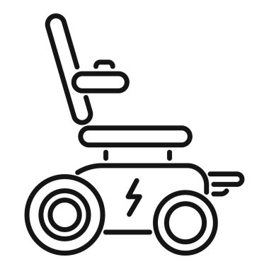 Elektrikli sandalye çizimi, engelliler için hareket ve bağımsızlığın geliştirilmesindeki rolünü vurguluyor.